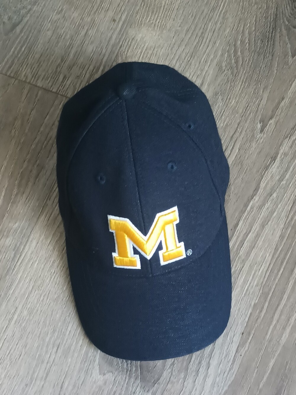 Michigan Wolverines Fitted Hat (Navy)A-